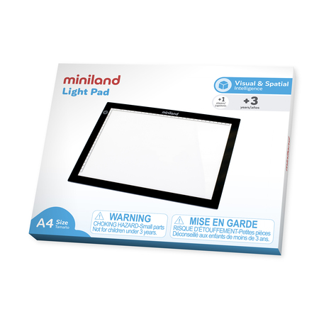 MINILAND EDUCATIONAL Portable Light Pad 15in (A4 Size) 95100